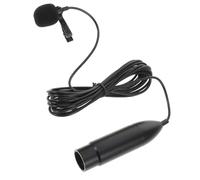 Abaodam Xlr Three Pin Lavalier Microphone Portable Clip Wearable Mic for Speeches Recording Live Streaming Plug and Play Lightweight Design