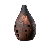 Abaodam Xun Ceramic Ocarina Traditional Chinese Instrument Ancient Music Wind Instrument for Beginners and Artists Random Style