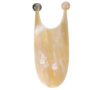 Abaodam Yak Horn Gua Sha Scraping Plate for Face and Eye Massage, Natural Horn Massage Board for Women’S Self-Care, Body and Neck Relaxation Tool