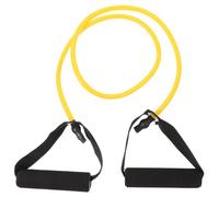 Abaodam Yellow Resistance Bands with Comfortable Handles Elastic Tpe Stretch Bands for Strength Training Pilates Physical Therapy Yoga Belt Stretching and Workout