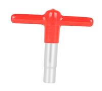 Abaodam Zinc Alloy Drum Key with Silicone Cover T-shaped Square Drum Tuning Wrench Red Musical Instrument Accessory
