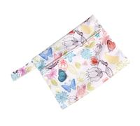 Abaodam Zipper Diaper Pouch for Outdoor Walking and Office Use, Fabric and TPU Material with Zipper Handle Design, Protects Diaper or Sanitary Towel from Dirt, Portable Sanitary Towel
