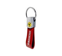 Abarth 21767 Official Keychain Red Band with Writing, Yellow Scorpion