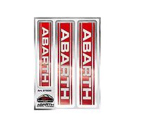 Abarth Racing Sticker Set, Logos, Set of 3