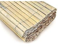 Abaseen 1Mx4M Bamboo Slat Natural Screen Garden Fence