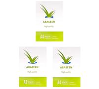 Abaseen 3 Ream 1500 Sheets A4 Printer Paper - 80Gsm Premium White Copy Paper (210X297mm)