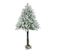 Abaseen 6Ft Snowy Half Parasol Artificial Christmas Tree, Xmas Tree For Home, Office, Indoor Decoration