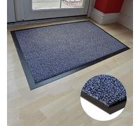 Abaseen Blue 120 X 180Cm Dirt Trapper Door Mats, Non Slip Rubber Backed Door Mats Indoor And Outdoor