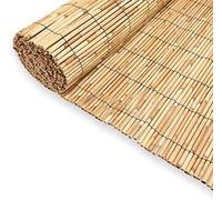 Abaseen Extra Thick Natural Peeled Reed Fence, Garden Screening Fence Panels, Privacy & Protective Screening Roll for Outdoor Wind and Sun Protection (8mm-10mm Thickness)