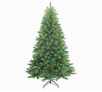 Abaseen Green - 7FT - Artificial Christmas Tree, 1200 Tips Xmas Tree Strong Metal Stand Easy to Assemble Foldable Reusable, Indoor & Outdoor Decoration