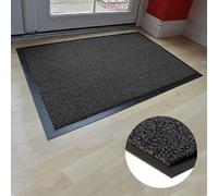 Abaseen Grey 60 X 80Cm Dirt Trapper Door Mats, Non Slip Rubber Backed Door Mats Indoor And Outdoor