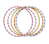 Abaseen Multicolor Hula Hoops for Kids & Adults - Smart Glittering Hula Ring Hoops - Fitness Hula Hoops Suitable for Weight Lose - Exercise Hoop for Exercise, Dance and Fitness
