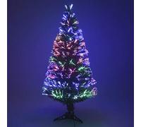 Abaseen Multicolour Changing Lights 4ft Fibre Optic Tree (4 FT)