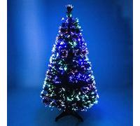 Abaseen Multicolour Changing Lights 6ft Fibre Optic Tree (6 FT)