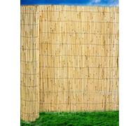 Abaseen Natural Reed Screening Garden Fence Peeled Roll Screen Wind Sun Protractor Privacy Border 1.5m x 4m