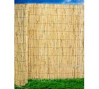 Abaseen Natural Reed Screening Garden Fence Peeled Roll Screen Wind Sun Protractor Privacy Border (1m x 6m)