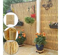 Abaseen Natural Reed Screening Garden Fence Peeled Roll Screen Wind Sun Protractor Privacy Border in Different Size (2mx4m)