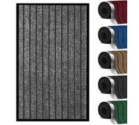 Abaseen Ribbed Door Matts Indoor | Non Slip Rubber Backed Door Mats Outdoor | Heavy Duty Super Absorbent Doormats | Kitchen Mat | Floor Mat | Small, Medium, Large, Extra Large Washable Door Mat