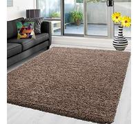 Abaseen Shaggy Rug Non Shed Thick Fluffy For Living Room area HALL RUG RUNNER MAT 12 Different Color and 4 Different Sizes (Dark Beige, 60 x 110 cm)