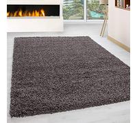 Abaseen Small Large Shaggy Rug Modern Rugs Living Room Extra Large Small Medium Rectangular Size Soft Touch Thick Pile Living Room Area Rugs Non Shedding (Taupe, 80x150 cm)