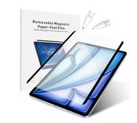 abasuto Paper-Feel Magnetic Screen Protector for iPad Air 11" M2/M3/M4 (2024-2026) & iPad 10.9" 10th Gen (2022-2025), Matte Finish, Write Like on Paper, Reusable, Includes 2 Extra Pencil Tips