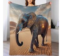 ABASWSA Elephant Blanket Fleece Throw Blankets 3D Bedroom Decor for Couch Bed Sofa Blanket for Kids Teen Young Boys Girls, （130×150cm）