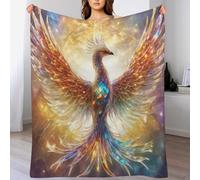ABASWSA Phoenix Blanket Warm Adult Super Soft Blankets Anti-pilling Machine Washable Throw For Adults & Kids （140×180cm）
