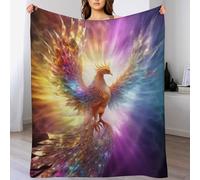 ABASWSA Phoenix Throw Blanket - Soft, Warm, Cozy, Blankets for Couch And Bed - Throws for Sofa for Kids Teen Young Boys Girls, （130×150cm）