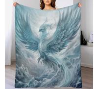 ABASWSA Phoenix Throw Blanket, Super Soft Warm Blankets for Couch, Sofa, Chair, Bed - Extra Cozy, Machine Washable, （150×200cm）