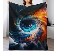 ABASWSA Planet Starry Sky Blanket Anti Pilling Throw Blankets Cozy Durable Throws for Office Couch Cinema Gifts Quality Washable （130×180cm）