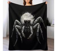 ABASWSA Spider Pattern Blanket Soft Flannel Soft Throw Gifts 3D Home Decoration For Bed Couch Sofa Chair Bed Blankets (140×180cm)