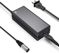 Abatinvo 24V 2A Electric Scooter Battery Charger, Suitable for Go Go Elite Traveler, Pride Mobility, Jazzy Electric Chair Battery, and Plus Ezip Mountain Trailz 3-pin XLPscooter