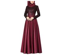 Abaya for Women Muslim UK Plus Size Prayer Clothes Dubai Caftans Maxi Set Black Batwing Long Dresses Islamic Gifts Suitable for Important Occasion