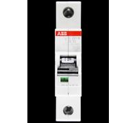 ABB S201M-B10 Miniature Circuit Breaker, 1 Pole, Type B, 10kA/15kA Breaking Capacity, 10 Amp Current (2CDS271001R0105)