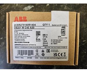 ABB 2csr275180R1404 DS201MC40A30 RCBO 1P&N 40A 30mA