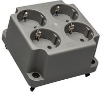 ABB 4-Gang Schuko Socket Cover 3640 Recycled - 1SPA007130F9260
