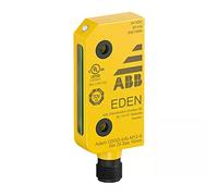 ABB Adam OSSD-Info M12-5 Safety Sensor, M12-5 Male Connector, IP69K, Yellow (ABB2TLA020051R5400)