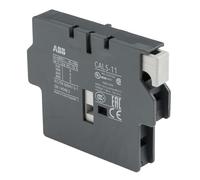 ABB Auxiliary Contact Block, 2 Contact, 1NC + 1NO, Side Mount CAL5-11