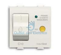 Abb Bright Switch Automatic Differential, W/ Escape 1P+N C10 10MA 3KA 2CS
