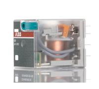 ABB CR-M024DC2L Pluggable Interface Relay 2c/o, A1-A2=24VDC, 250V/12A, LED (ABB1SVR405611R1100)