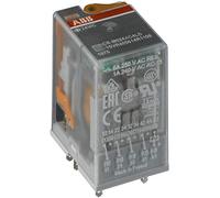 ABB CR-M230AC4 Pluggable Interface Relay 4c/o, A1-A2=230V AC, 250V/6A (ABB1SVR405613R3000)