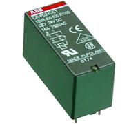 ABB CR-P230AC2 Pluggable Interface Relay 2c/o, A1-A2=230V AC, 250V/8A (ABB1SVR405600R3000)