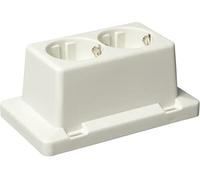 ABB Double Socket Cover With Ground For 3611 Box - 1SPA007160F9200