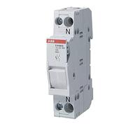 ABB E91N/32 1+N Pole 32 Amp miniature fuse holder (2CSM200893R1801)