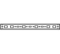 Abb-entrelec - Profile Din ed1 1 Width 250 mm for Fixing