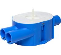 ABB G153 Double Socket Wall Box 50mm 3x19mm - 1SPA007121F0407 [2 Pieces]