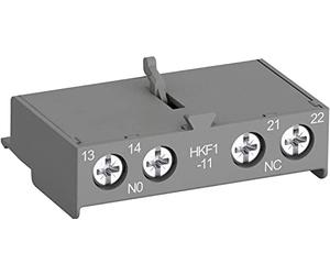ABB HKF1-11 Manual Motor Starter Auxiliary Contact for Front Mounting, 250 V, IP20, 1NO+1NC (ABB1SAM201901R1001)