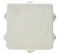 ABB IP44 Junction Box • Waterproof Electric Cable Connector Unit • Cable Glands Included • Shockproof Adaptable Electric Box • Indoor/Outdoor Box • 80 x 80 x 40mm