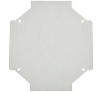 ABB M128440000 Metal Base Plate for 205x220 mm Box, Aluminium