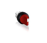 ABB M2SS1-10B Modular Selector Switch, 2 Position, Short handle, Black, Non-Illuminated, Black plastic, No Contact Block (ABB1SFA611200R1006)